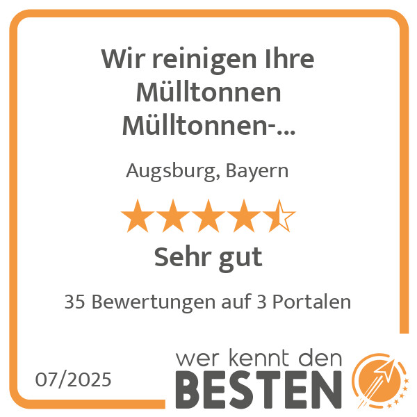 Bilder Wir reinigen Ihre Mülltonnen Mülltonnen-Reinigung für Augsburg und Umgebung