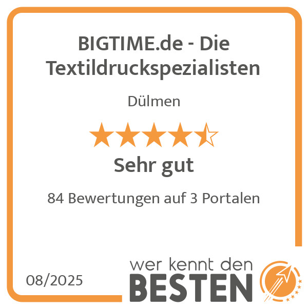Bilder BIGTIME.de - Die Textildruckspezialisten