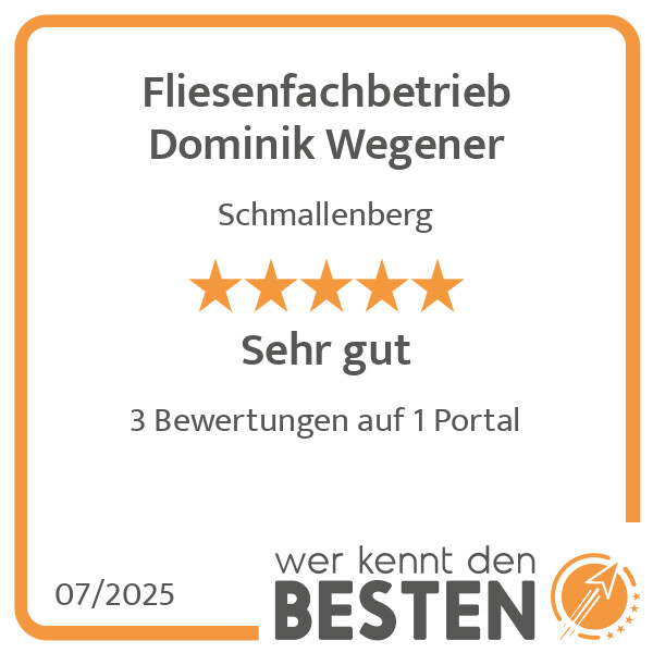 Bilder Fliesenfachbetrieb Dominik Wegener