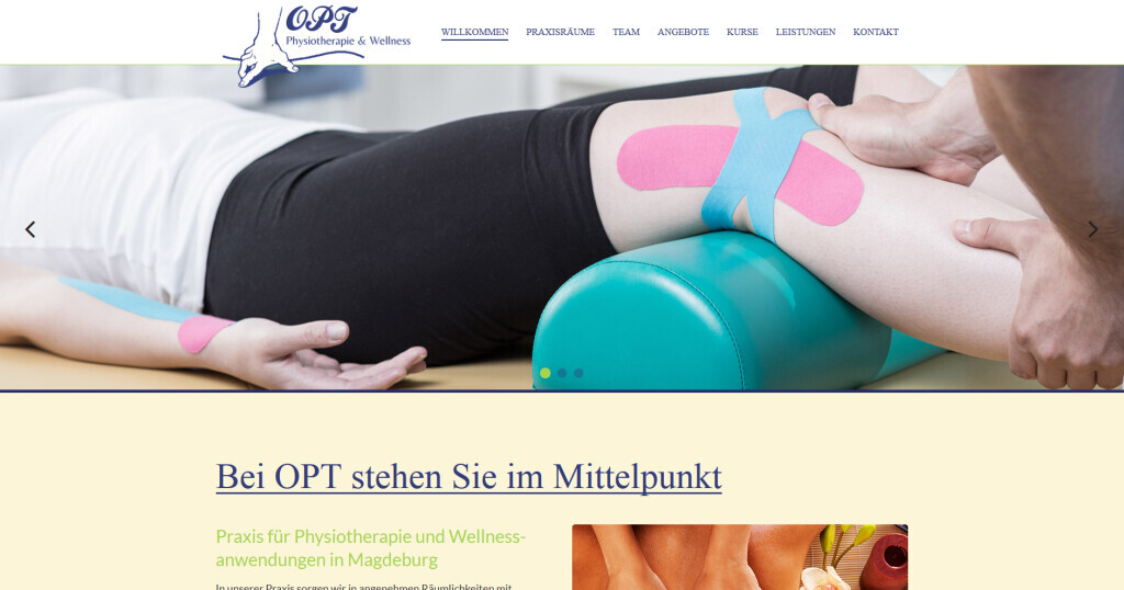 Bilder OPT-Physiotherapie Magdeburg