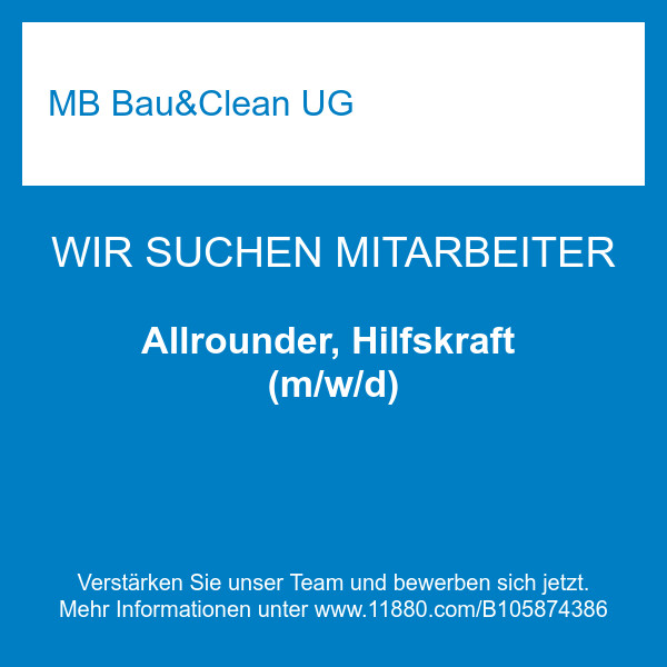 Bilder MB Bau&Clean UG