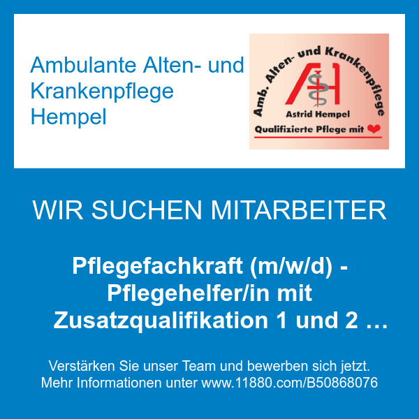 Bilder Ambulante Alten- und Krankenpflege Hempel