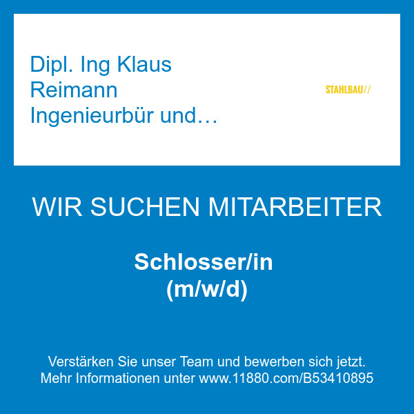 Bilder Dipl. Ing Klaus Reimann Ingenieurbür und Metallbau Handwerksbetrieb
