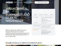 Website Screenshot PLANA Küchenstudio Niederzier