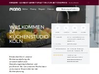 Website Screenshot PLANA Küchenstudio Köln