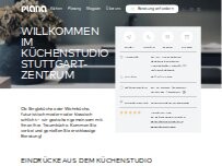 Website Screenshot PLANA Küchenstudio Stuttgart