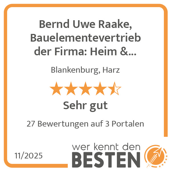 Bilder Bernd Uwe Raake, Bauelementevertrieb der Firma: Heim & Haus