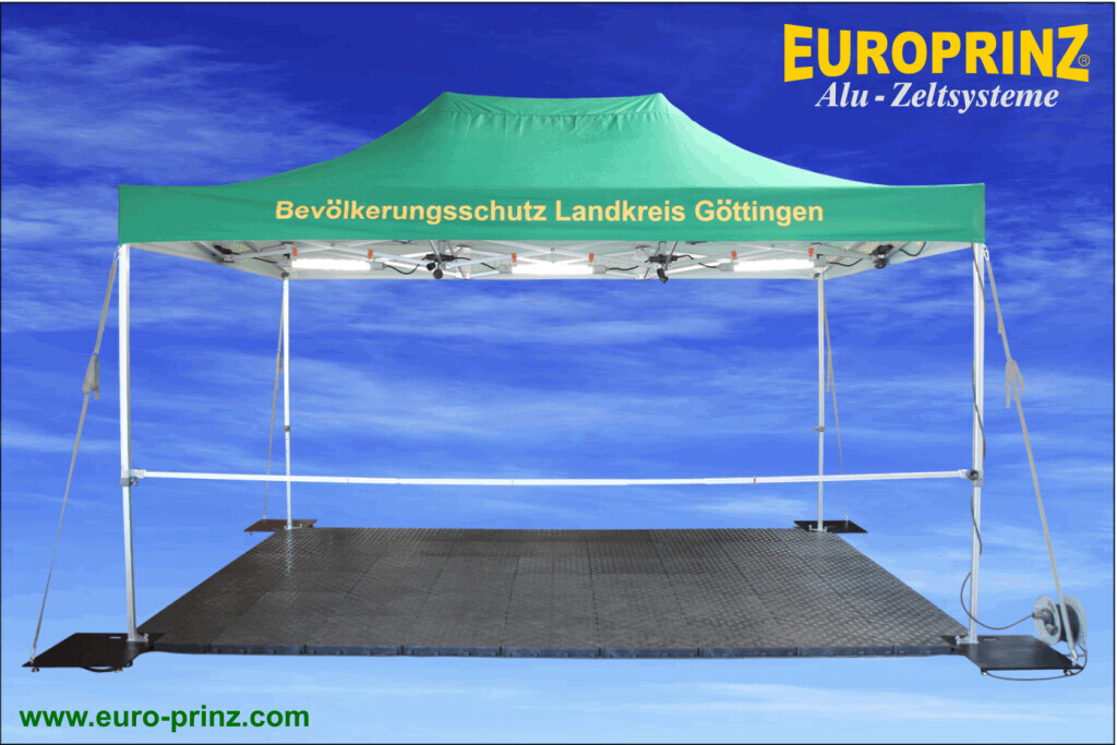 Bilder EUROPRINZ GmbH, Faltzeltsysteme