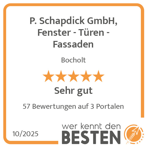 Bilder P. Schapdick GmbH, Fenster - Türen - Fassaden