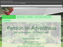 Pension im Adventhaus website screenshot