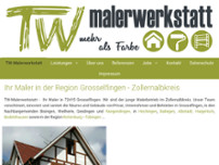 TW Malerwerkstatt Tobias Walter website screenshot