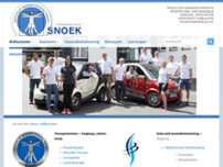 Therapiezentrum A. Snoek website screenshot