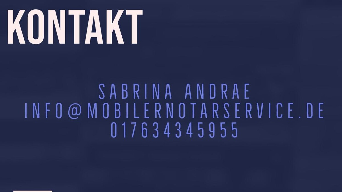 Bilder mobiler Notarservice