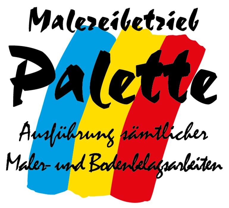 Malerei Palette Logo