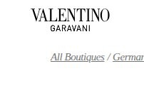 Website Screenshot Valentino Hamburg Alsterhaus