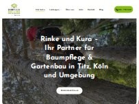 Website Screenshot Baumpflege Rinke & Kura GmbH & Co. KG
