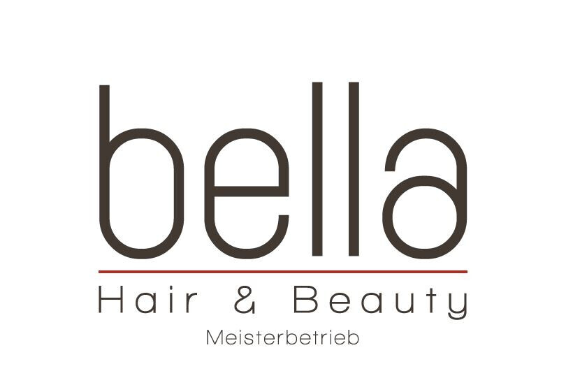 bella "Hair & Beauty" Logo