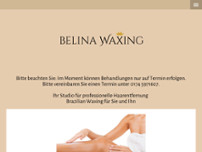 Belina Waxing website screenshot