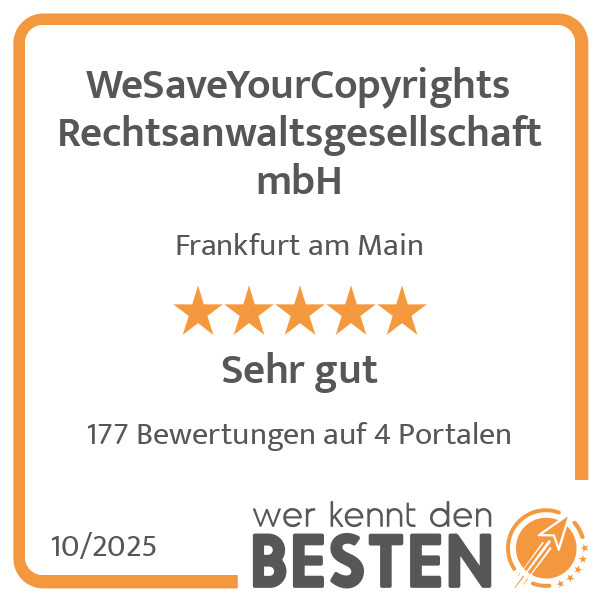 Bilder WeSaveYourCopyrights Rechtsanwaltsgesellschaft mbH