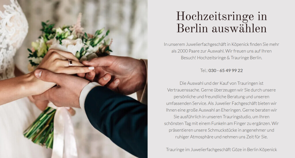 Bilder Juwelier Göze