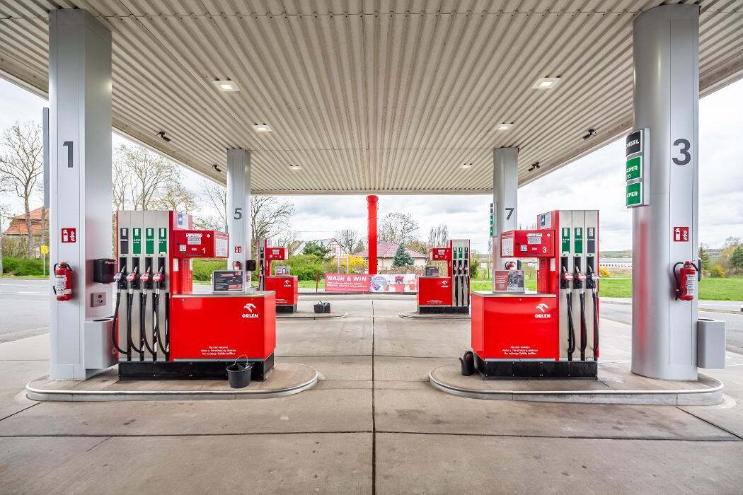 Bilder ORLEN Tankstelle