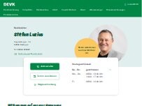 Website Screenshot DEVK Versicherungen: Norbert Schmidt