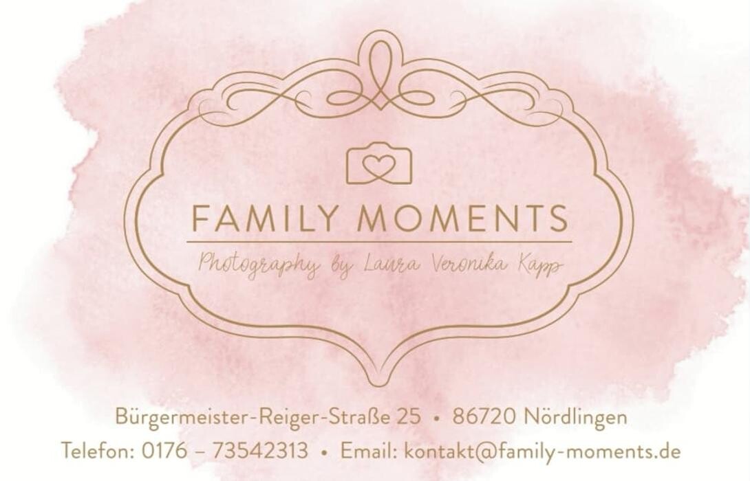 family moments photographie , Fotostudio Nördlingen Logo