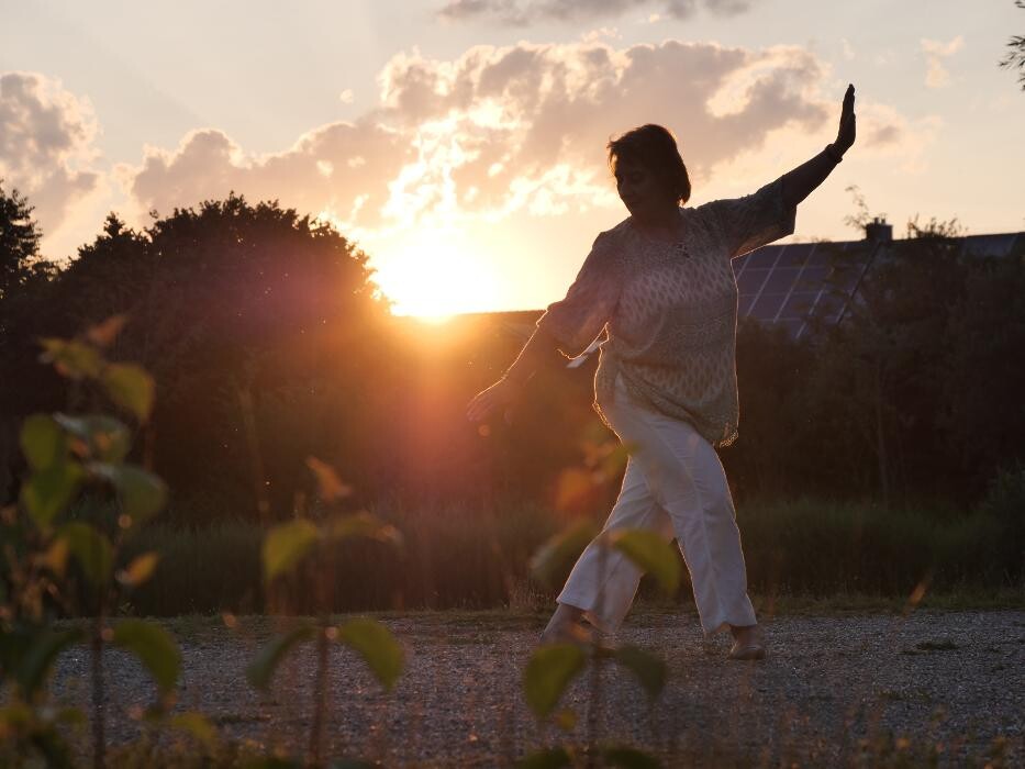 Bilder Taiji-Qigong mit Regine