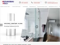 Website Screenshot Heizungsbau Holz GmbH