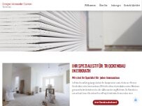 Website Screenshot Grzegorz Szuman Trockenbau