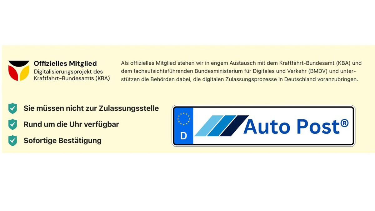 Bilder Auto Post KFZ Zulassungs-Service Berlin