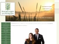 Website Screenshot Bestattungen am Wildpark