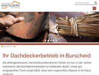 Dachdecker Kantelberg website screenshot