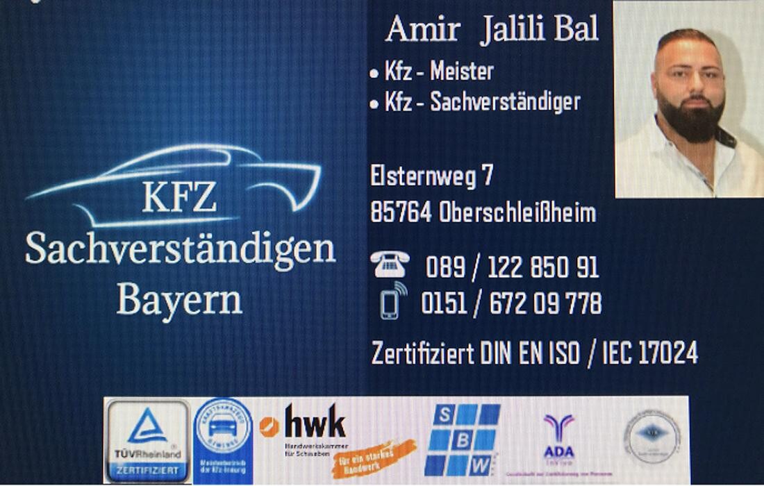Bilder Kfz - Sachverständigen Bayern
