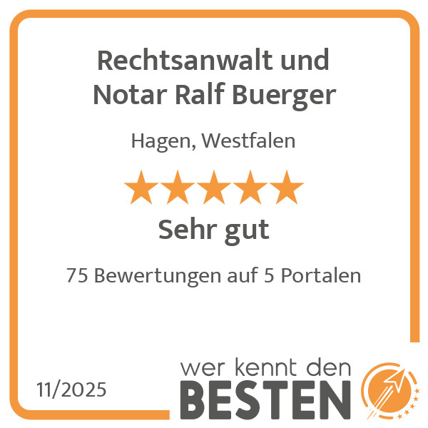 Bilder Rechtsanwalt und Notar Ralf Buerger