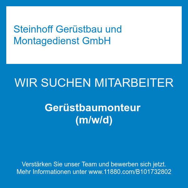 Bilder Steinhoff Gerüstbau und Montagedienst GmbH