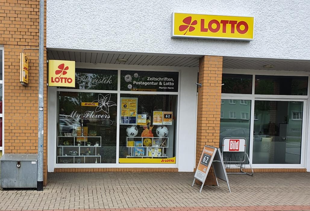 Bilder Zeitschriften Postagentur + Lotto Marion Herm