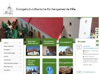 Website Screenshot Johannes-Gemeindezentrum - Ev.-Luth. Kirchengemeinde Hille