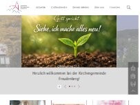 Website Screenshot Gemeindezentrum Büschergrund - Ev. Kirchengemeinde Freudenberg