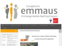 Website Screenshot Martin-Luther-Hof - Ev. Emmaus-Kirchengemeinde Bad Oeynhausen