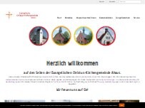 Website Screenshot Johanneskirche - Ev. Christus-Kirchengemeinde Ahaus