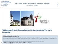 Website Screenshot Ludwig-Steil-Haus - Ev. Kirchengemeinde Voerde in Ennepetal