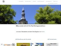 Website Screenshot St. Pauli-Kirche - Ev. St.-Petri-Pauli-Kirchengemeinde Soest