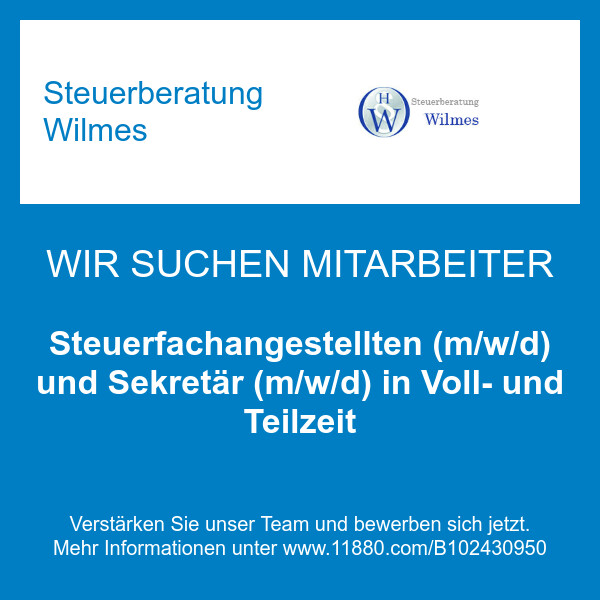 Bilder Steuerberatung Wilmes