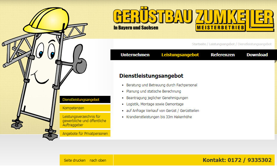 Bilder Uwe Zumkeller Gerüstbau