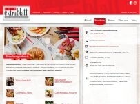 Website Screenshot Cafe Extrablatt Mönchengladbach