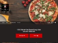 Website Screenshot Pizzeria Cosa Nostra