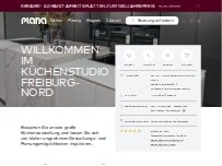 Website Screenshot PLANA Küchenstudio Freiburg Nord