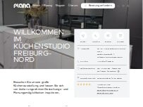 Website Screenshot PLANA Küchenstudio Freiburg Nord