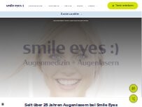 Website Screenshot Augen + Laserzentrum Leipzig - MVZ Augenheilkunde Zeitz